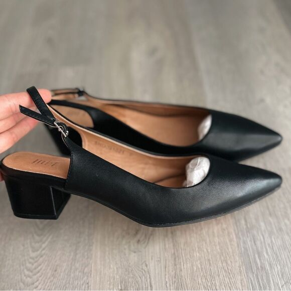 J. Jill Shoes - J. Jill Slingback Leather Heels 9 New